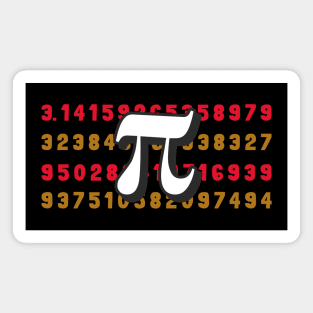 π to 49 decimal places Magnet